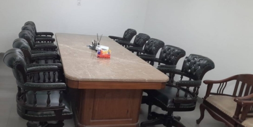 Meja Rapat Kantor Modern, Kursi Kantor Kayu Jati